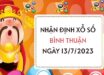 Nhận định xổ số Bình Thuận ngày 13/7/2023 thứ 5 hôm nay