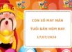 Con số may mắn tuổi Dần ngày 17/7/2024 hôm nay dễ ăn