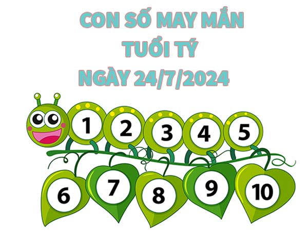 Con số may mắn tuổi Tý ngày 24/7/2024 thứ 4 hôm nay